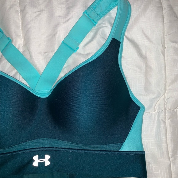 RARE Under Armour Warp Fitted Sports Bra - Picture 2 of 5